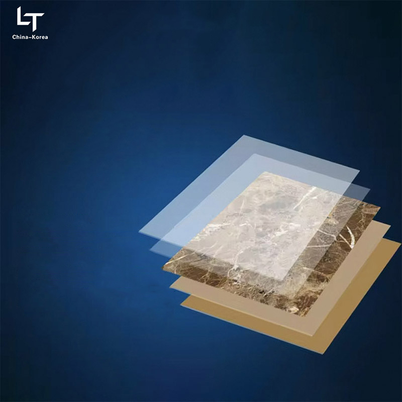 Tấm UV PVC 1220 × 2440mm 3 mm chống nước để trang trí bảng tường nội thất với độ bóng cao cho trang trí thiết kế văn phòng tại nhà