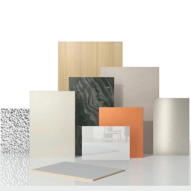 Tấm pha lê carbon PVC nhẹ Mật độ cao chống trầy xước dày 5 mm-8 mm để trang trí phòng tắm khách sạn thương mại Tấm tường bền chống cháy loại B1