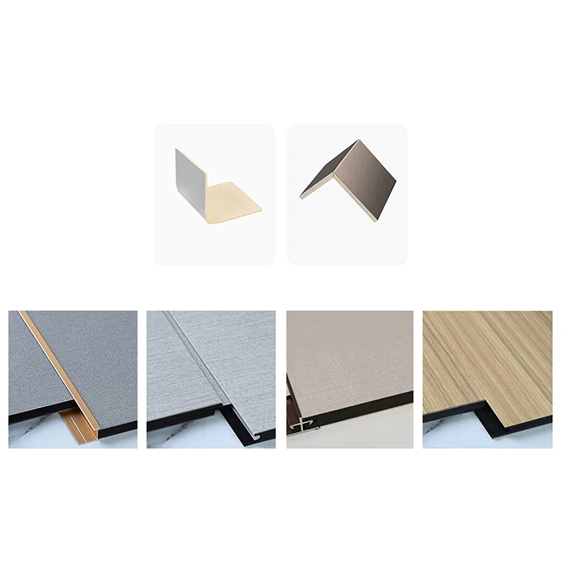 Tấm pha lê carbon PVC nhẹ Mật độ cao chống trầy xước dày 5 mm-8 mm để trang trí phòng tắm khách sạn thương mại Tấm tường bền chống cháy loại B1