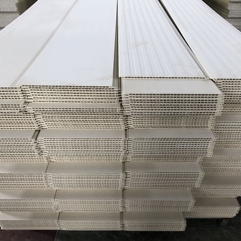 Tấm ốp tường PVC sợi gỗ tre tích hợp hiện đại cho nền TV Tấm ốp tường cứng cho trần nội thất dùng cho khách sạn