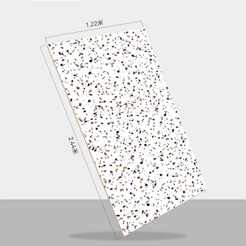 1220mm × 2440mm Nhựa PVC dẻo thay thế đá cẩm thạch Tấm tường & bảng SPC giả đá cẩm thạch nhân tạo Lớp phủ UV Tấm đá cẩm thạch PVC