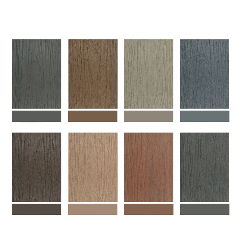 Hàng rào WPC bằng gỗ nhựa tổng hợp Tấm hàng rào sân trong vườn nhà tốt hơn so với hàng rào nhựa vinyl Pvc Ban bảo mật ngoài trời chống nước Hdpe