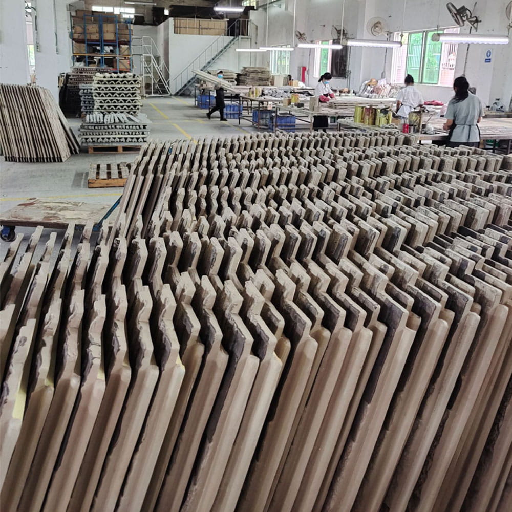 Tấm Veneer trang trí 60 * 30cm Trang trí tấm ốp tường giả Polyurethane Pu Stonee Stonee nhân tạo cho gia đình