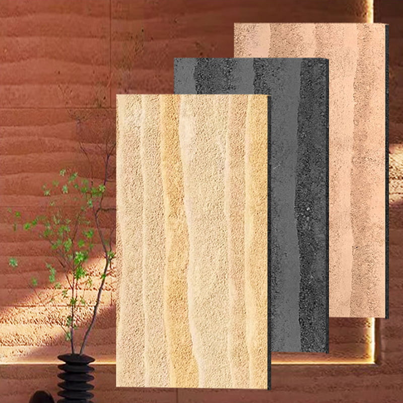 Thiết kế hiện đại Tấm tường nhẹ chống cháy Vật liệu mới Tấm ốp đá mềm Gạch MCM linh hoạt Tấm ốp tường bằng đá tuyến tính