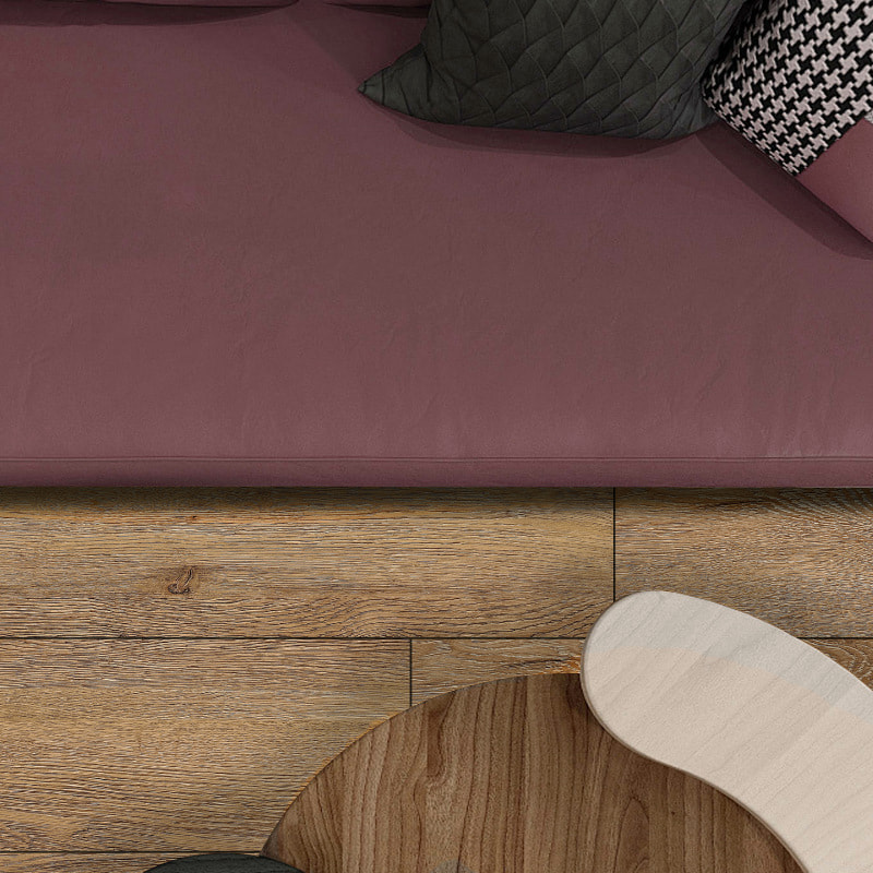 Độ bền Ngói nhựa nổi Hạt gỗ chống thấm 4mm 5 mm 6 mm 7mm 8 mm PVC Click Vinyl Plank Sàn SPC