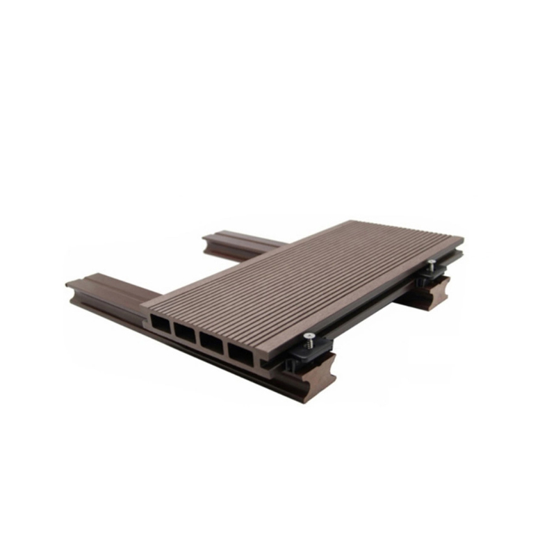 Chụp trên sàn DIY Ngoài trời không thấm nước Wpc Patio Sàn được thiết kế tổng hợp Tấm ván sàn lồng vào nhau