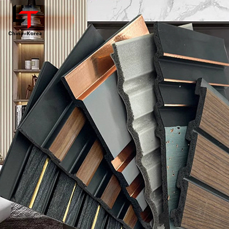 Trang trí bảng điều khiển tường Ps chống nước màu Các loại mới Ván chân tường trong nhà Da Polystyrene Thiết kế đồ họa Màu sắc tùy chỉnh hiện đại