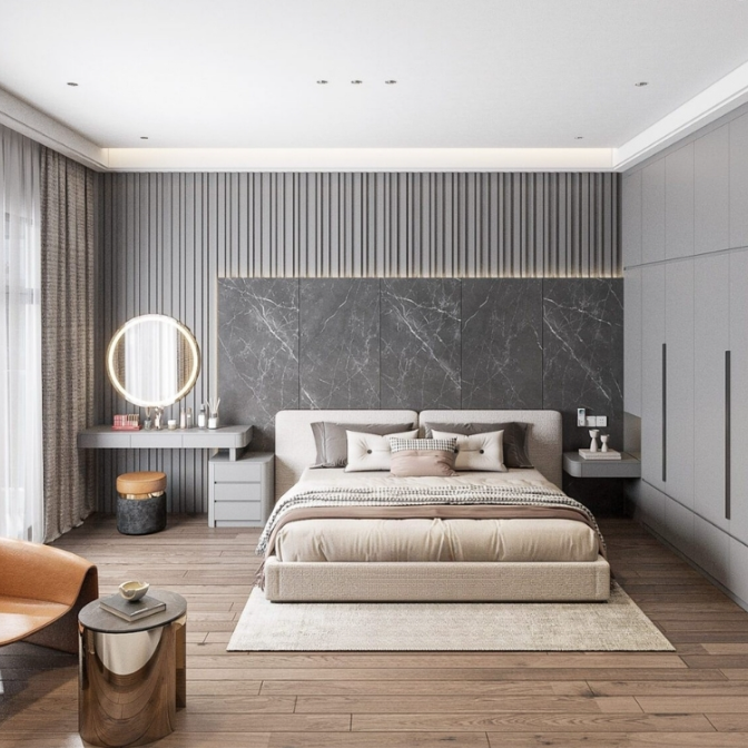 Tấm ốp tường PS: Nhẹ, chống thấm nước và thân thiện với nhà thiết kế